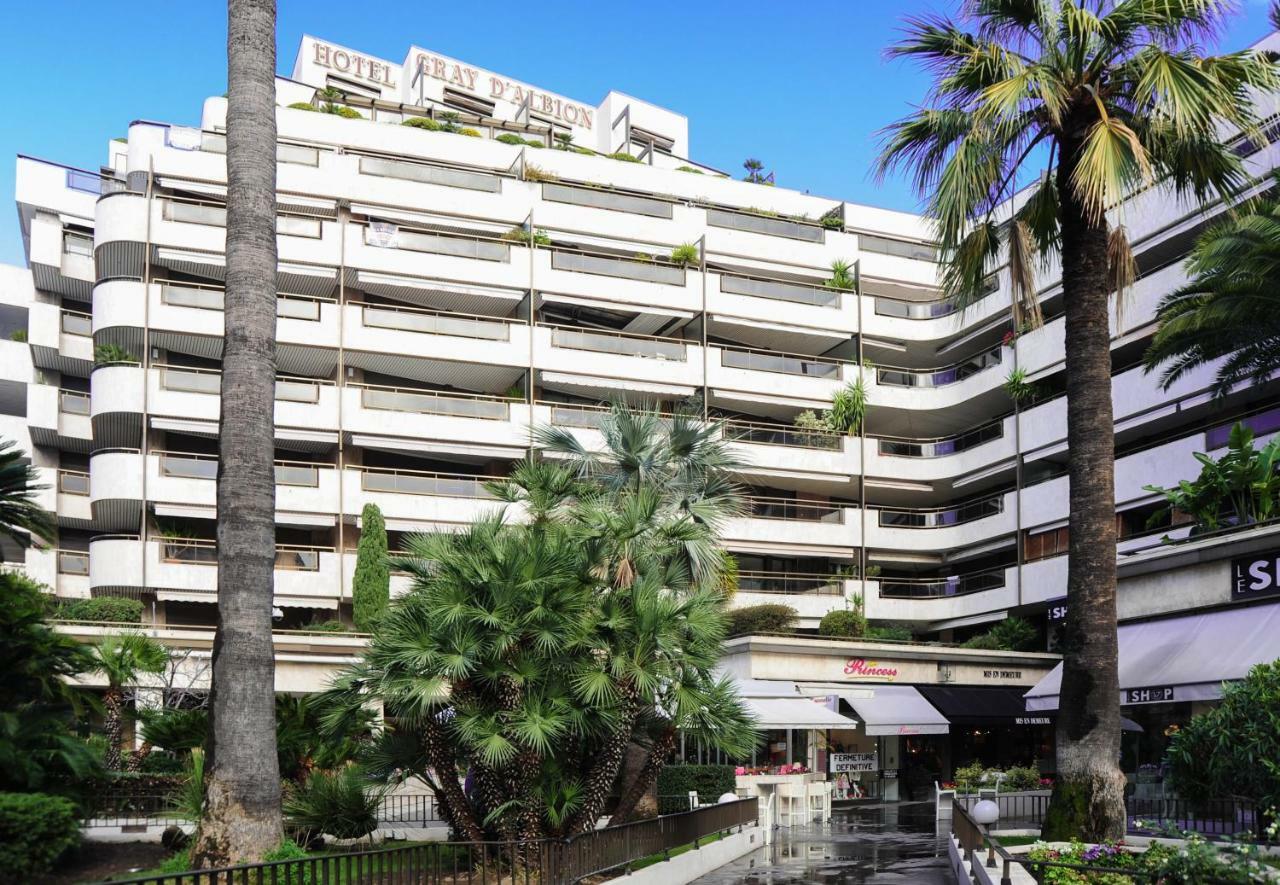 Ferienwohnung Cannes Conseil Immo, Grand Studio Terrasse Gray d'Albion area -Four- Exterior foto